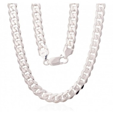 Sidabrinė grandinėlė Curb 6 mm-Grandinėlės