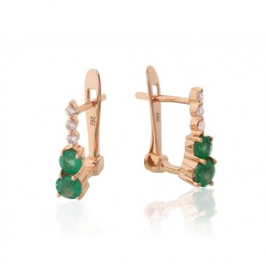 Auksiniai auskarai ant cilindrinės spynos1