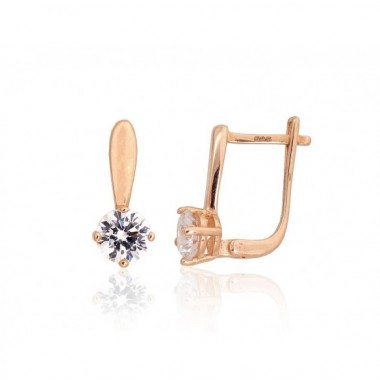 Auksiniai auskarai ant cilindrinės spynos0