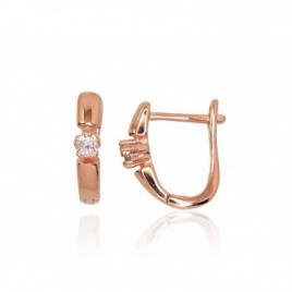 Sidabriniai auskarai ant cilindrinės spynos0