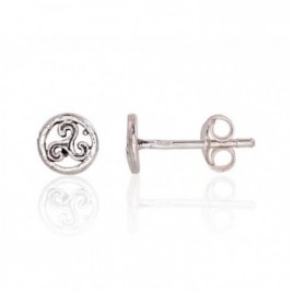 Sidabriniai auskarai –pusetai0