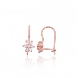 Sidabriniai auskarai ant kabliukų0