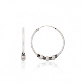 Sidabriniai auskarai –žiedai0