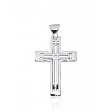 Sidabrinis pakabukas kryželis. Metalas: Sidabras. Praba: 925°-Pakabukas