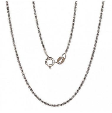 Sidabrinė grandinėlė Rope 1,3 mm0