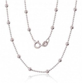 Sidabrinė grandinėlė Bead 1-3 mm0