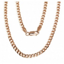 Sidabrinė grandinėlė Curb 3.9 mm , briaunų apdirbimas deimantu0