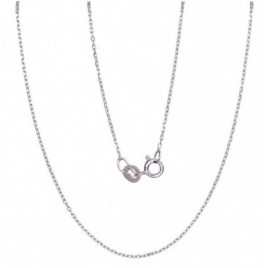 Sidabrinė grandinėlė Anchor 1 mm , briaunų apdirbimas deimantu0