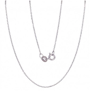 Sidabrinė grandinėlė Anchor 1 mm , briaunų apdirbimas deimantu0