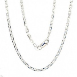 Sidabrinė grandinėlė Anchor 3 mm , briaunų apdirbimas deimantu0