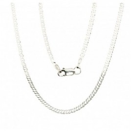 Sidabrinė grandinėlė Rombo 2 mm , briaunų apdirbimas deimantu0