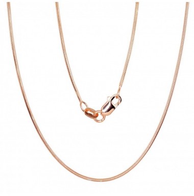 Sidabrinė grandinėlė Snake 1 mm-Grandinėlės