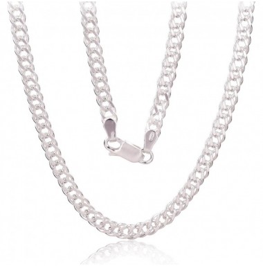 Sidabrinė grandinėlė Rombo 5.5 mm , briaunų apdirbimas deimantu0