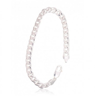 Sidabrinė grandinėlė Curb 7 mm0