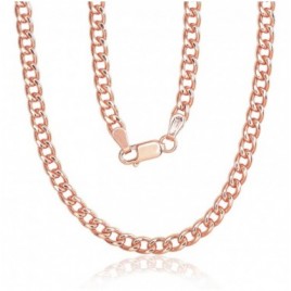 Sidabrinė grandinėlė Curb 4 mm0