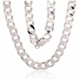 Sidabrinė grandinėlė Curb 7.5 mm0