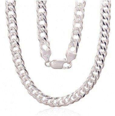 Sidabrinė grandinėlė Double rombo 6 mm , briaunų apdirbimas deimantu-Grandinėlės