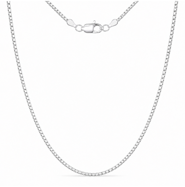 Sidabrinė grandinėlė 1.4mm-Grandinėlės