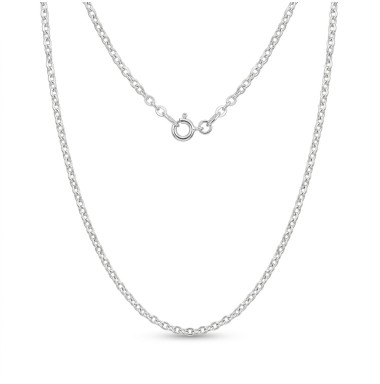 Sidabrinė grandinėlė 2mm-Grandinėlės