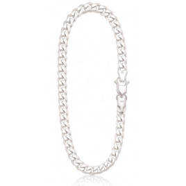 Sidabrinė grandinėlė Double rombo 6 mm , briaunų apdirbimas deimantu0