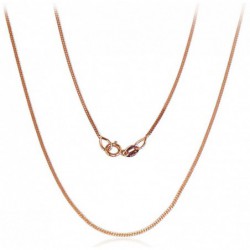 Auksinė grandinėlė Curb 1 mm ,briaunų apdirbimas deimantu0