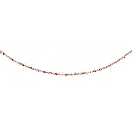 Auksinė grandinėlė Singapore 1.5 mm ,briaunų apdirbimas deimantu1