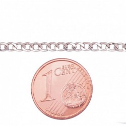 Auksinė grandinėlė Curb 2.4 mm , palengvintas0 2