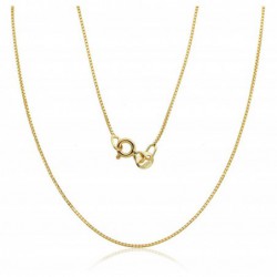 Auksinė grandinėlė 0.8 mm ,briaunų apdirbimas deimantu0