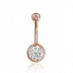 Auksinių auskarų vėrimas į bambą0