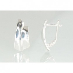 Sidabriniai auskarai ant cilindrinės spynos0