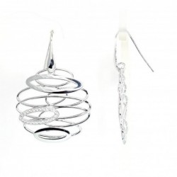 Sidabriniai auskarai ant kabliukų0