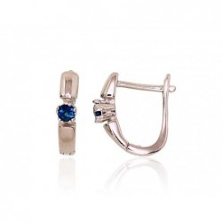 Sidabriniai auskarai ant cilindrinės spynos0